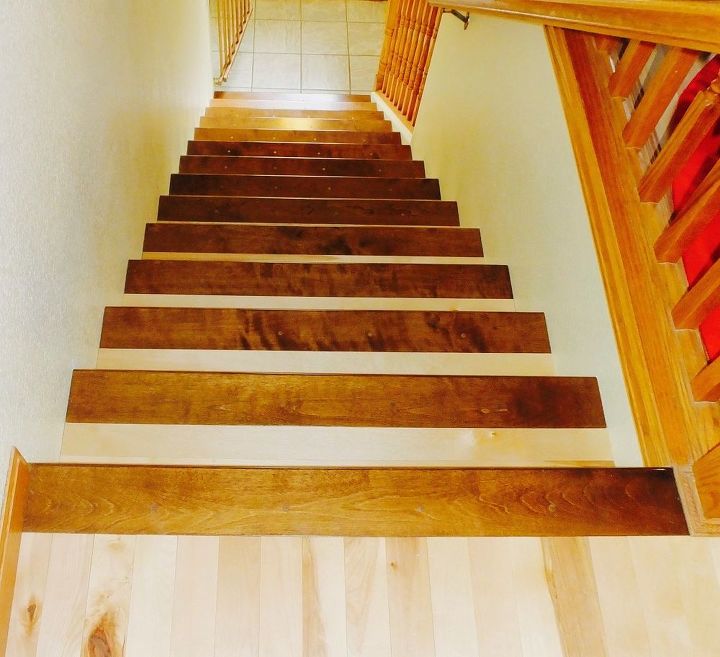 como transformar uma escada de carpete em uma escada de madeira