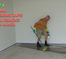 preparar y pintar el hormign suelo del garaje pintura para pavimentar, Lavar y limpiar