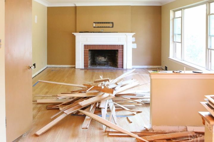 how to demo trim to save money on a renovation