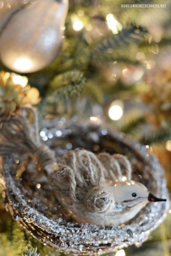 extend the twinkle season with a winter nesting tree
