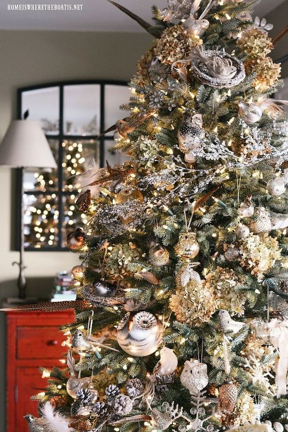 extend the twinkle season with a winter nesting tree