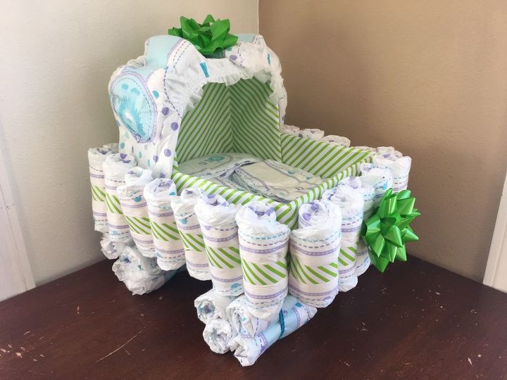 6 unique diaper diy displays that aren t cakes