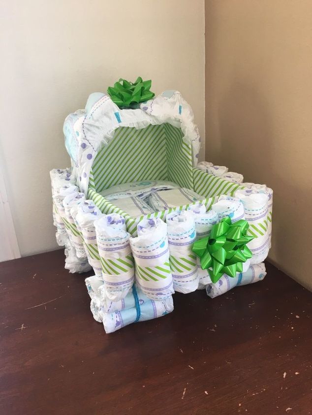 6 unique diaper diy displays that aren t cakes