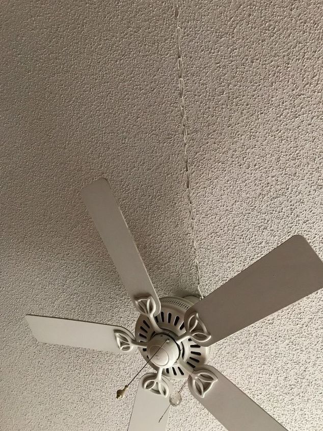 hi i want to remove popcorn from my bedroom ceiling and hide fan wire
