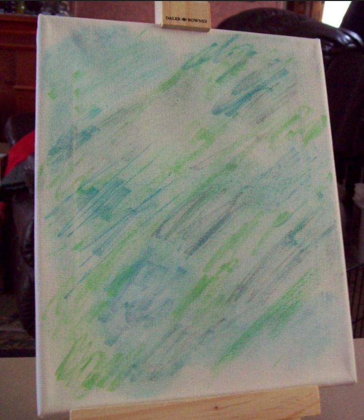 pastel and abstract painting