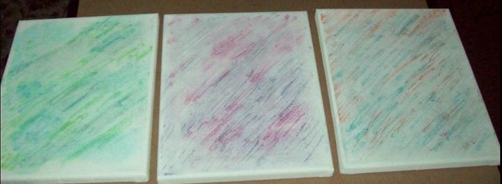 pastel and abstract painting