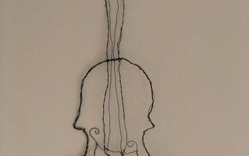 Wire Violin Art