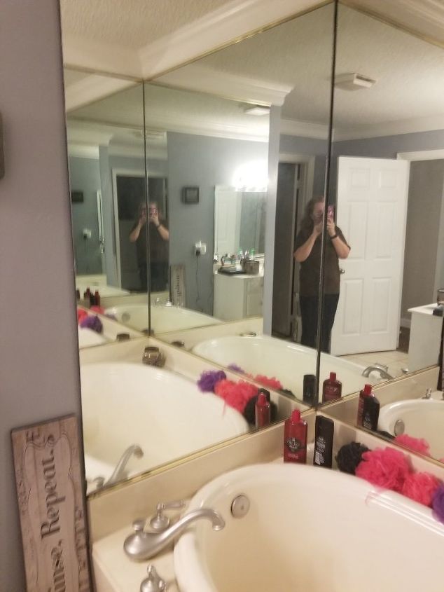 q how to remove large mirrors on a wall