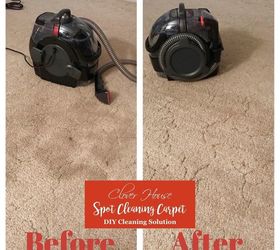 spot cleaning carpet with a diy solution