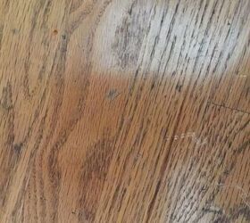 heel imprints on wooden floors