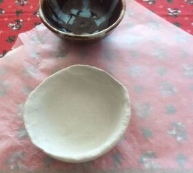 diy craft air dry clay bowls