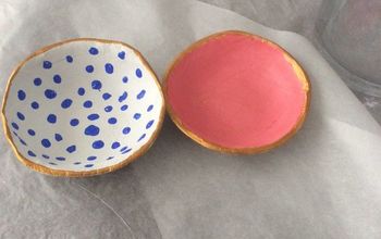 DIY Craft: Air Dry Clay Bowls.