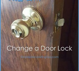 Cómo cambiar la cerradura de una puerta