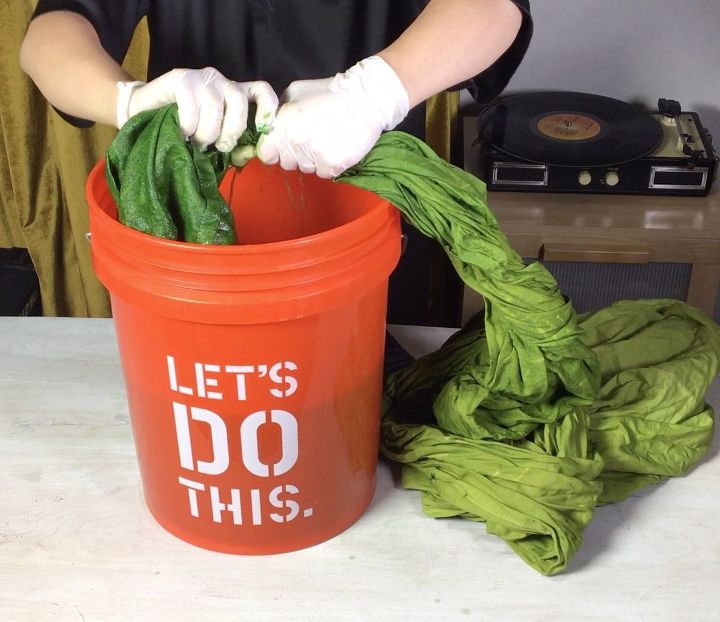 s 3 great ideas to easily upgrade your window, Step 7 Wring the curtain after an hour soak