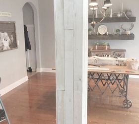 adding wood planks to our dining room and side wall