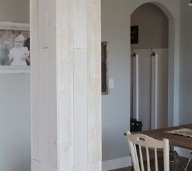 adding wood planks to our dining room and side wall