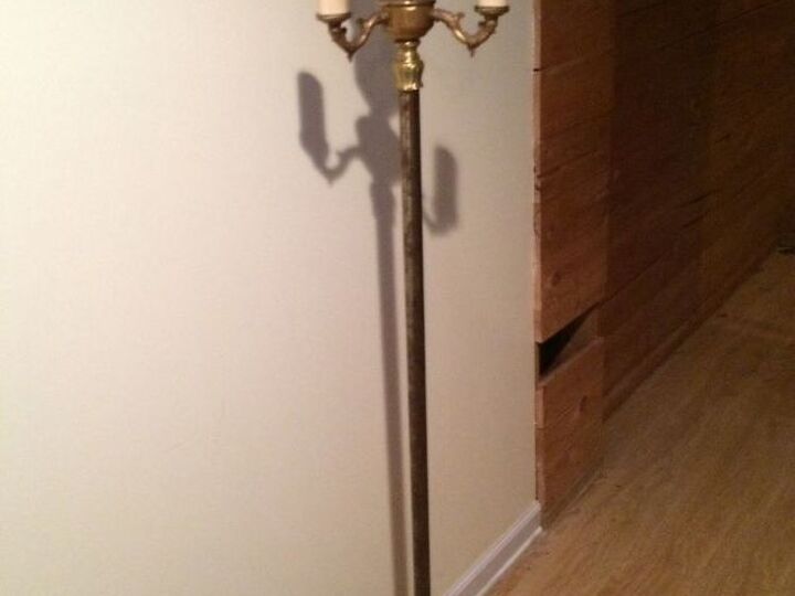 q i have a forties era brass floor lamp that needs rebrassing or tlc in