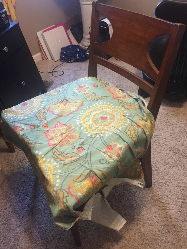q reupholstering painting a chair