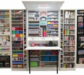 What’s the best way to redo an armoire as a craft workspace? | Hometalk