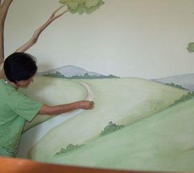 Painting A Mural With Just A Sponge Hometalk