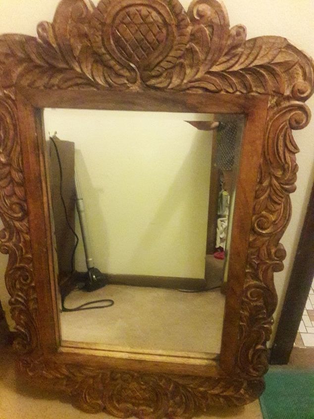 how to hang this heavy mirror and what is this hanging method called