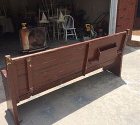 church pew from the early 1900 s gets a fresh new makeover, Old Church Pew