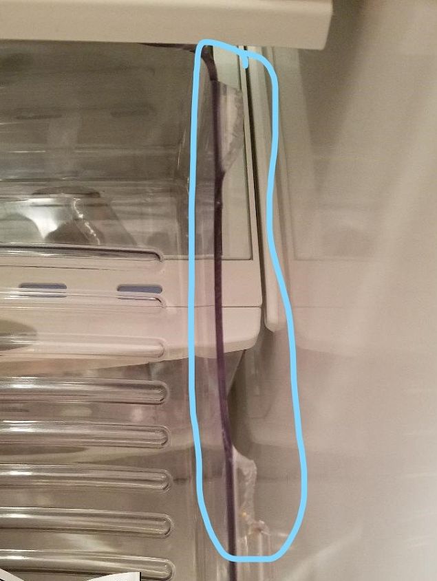 q repairing a refrigerator drawer
