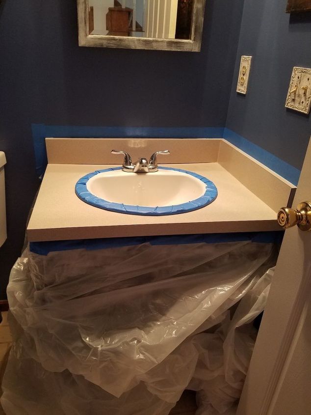 I Have Always Wanted To Paint My Bathroom Countertop Hometalk