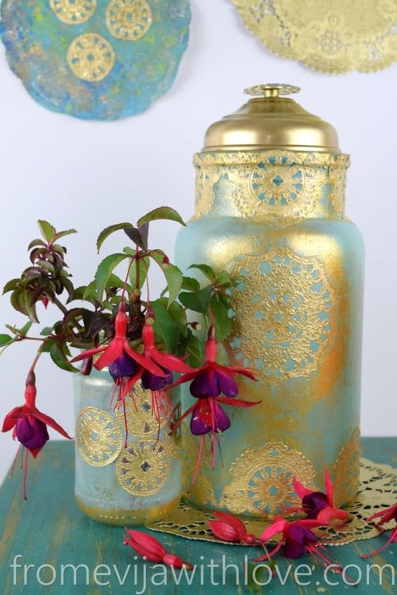 21 totally terrific things you can do with doilies, Make A Moroccan Inspired Lantern
