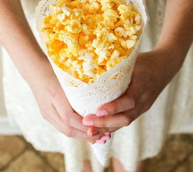21 totally terrific things you can do with doilies, Twist Them Into Party Snack Cones