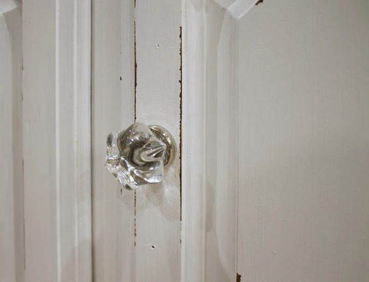 how to modernize an bulky outdated china hutch for storage