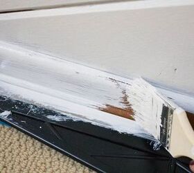 how to paint wood paneling baseboard trim without bleed throughs