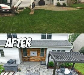 Outdoor Living Patio Area (Before & After)