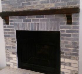 learn how to re paint your fireplace