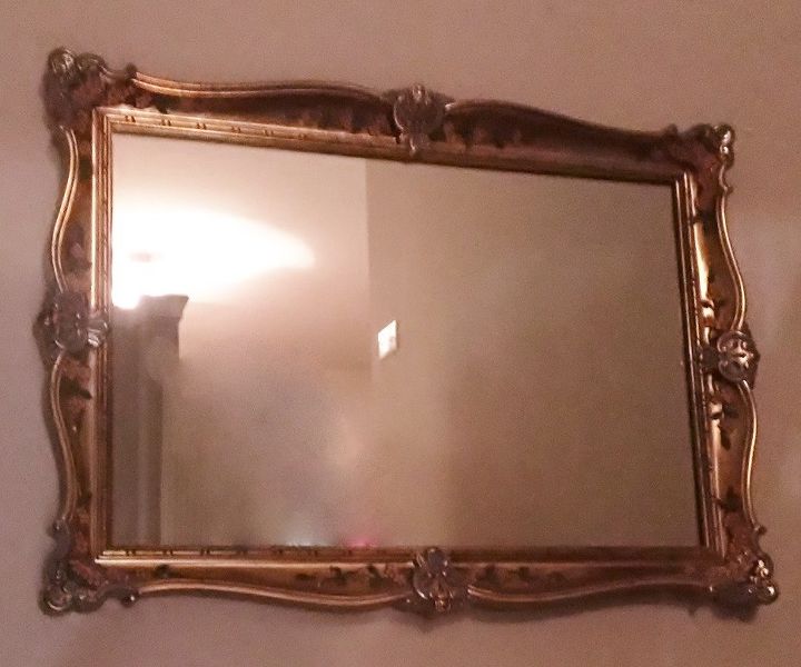 espelho velho mofado e refeito