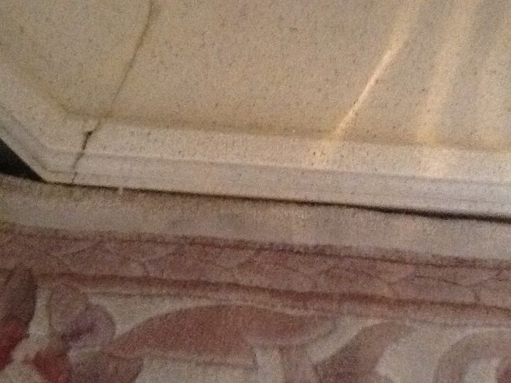 q repair to imitation stone fire surround