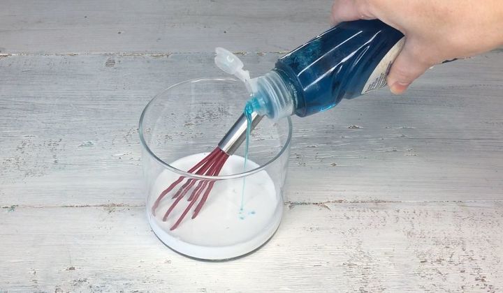 step by step painting techniques you ll want to try, Step 3 Add dish soap