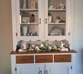 hutch makeover with country chic paint