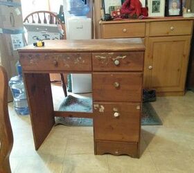 A Desk Upcycle Into A Small Island Cart Part 1 Hometalk