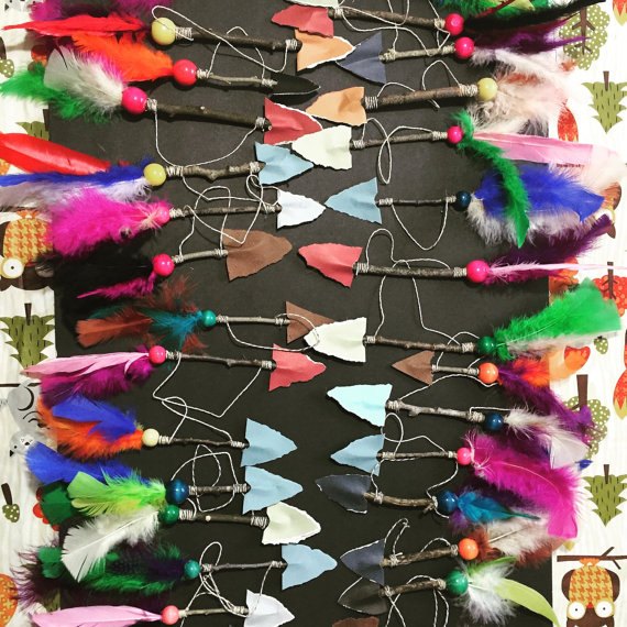 s 25 fabulous feather projects that you don t want to miss, Rustic Feathered Arrow Ornaments