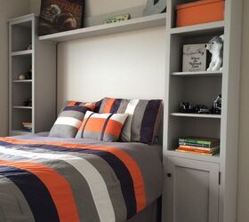 27 magnficas ideas para renovar tu dormitorio, Enmarca la cama con un espacio de almacenamiento extra