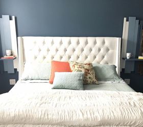 27 magnficas ideas para renovar tu dormitorio, A ade elegantes estantes flotantes