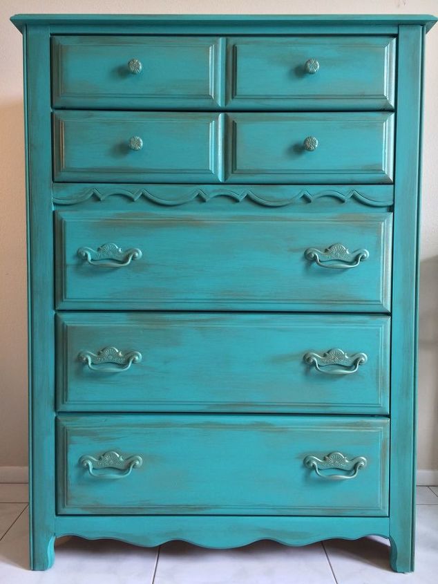 s 27 gorgeous update ideas for your bedroom, Give your dresser a pretty makeover