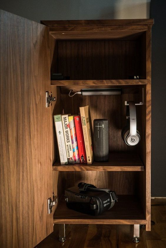 s 27 gorgeous update ideas for your bedroom, Build a smart bedside cabinet