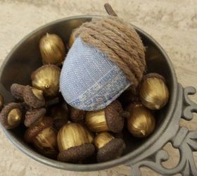 s 25 beautiful things you can make with rope twine, Fabric and Twine Acorns