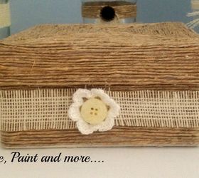 s 25 beautiful things you can make with rope twine, Twine Wrapped Decorative Box