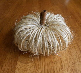 s 25 beautiful things you can make with rope twine, Twine Fall Pumpkins