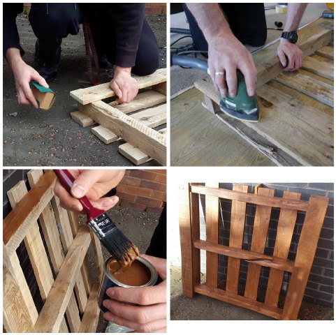 repurposed pallet decor idea