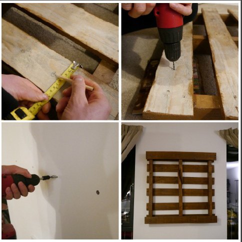 repurposed pallet decor idea