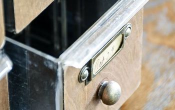 How to Turn Metal Hardware Storage Into a Faux Card Catalog